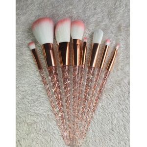 Glitter Unicorn Makeup Brush Set